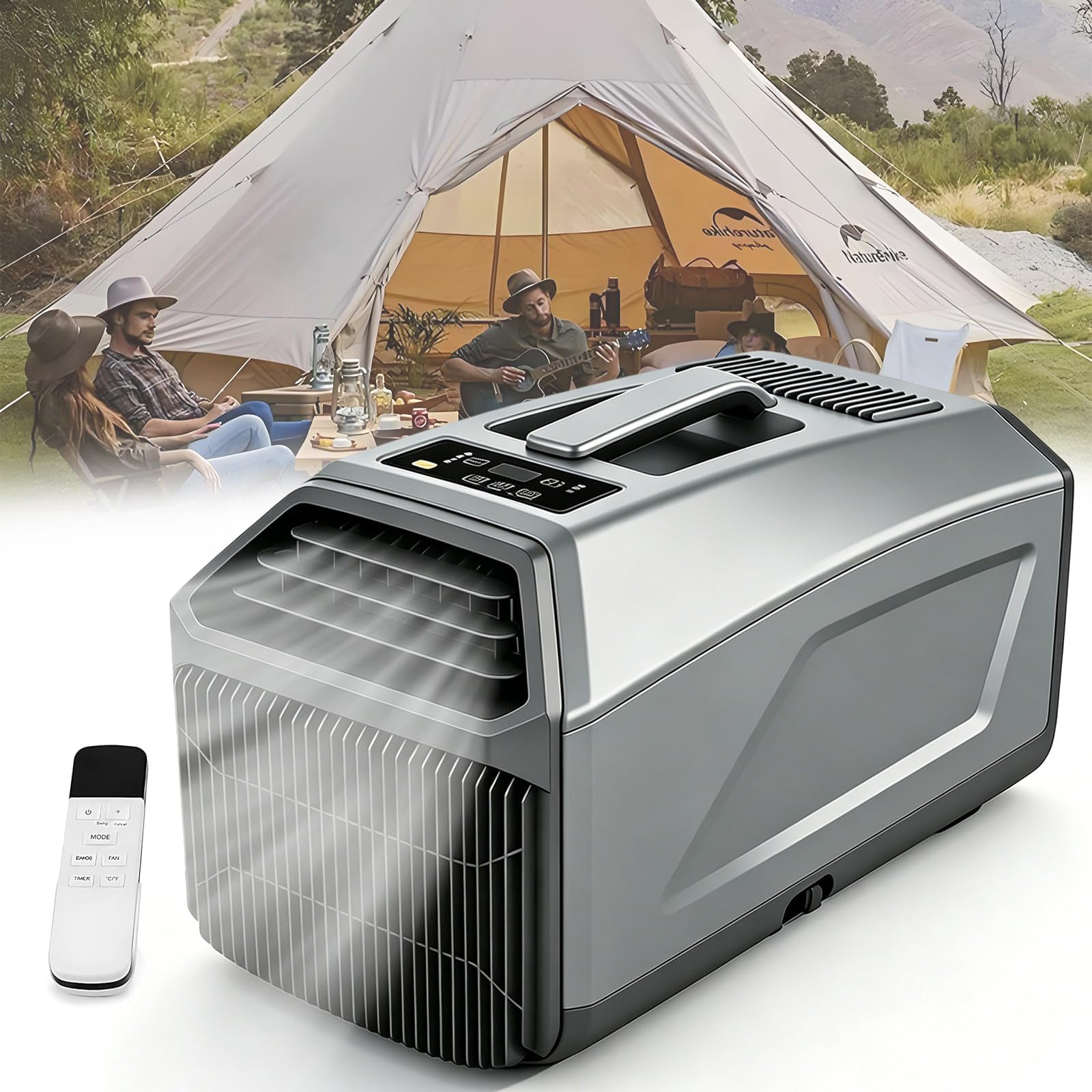 Lunauemaya Quiet Portable Air Conditioner, No Install & Converter 5100BTU