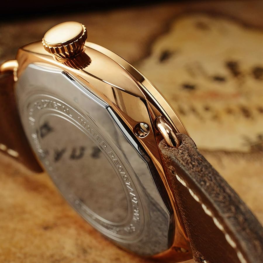 SAN MARTIN 自動巻き 腕時計 ブロンズ SAN MARTIN 自動巻き 腕時計 ブロンズ SAN MARTIN 自動巻き 腕時計