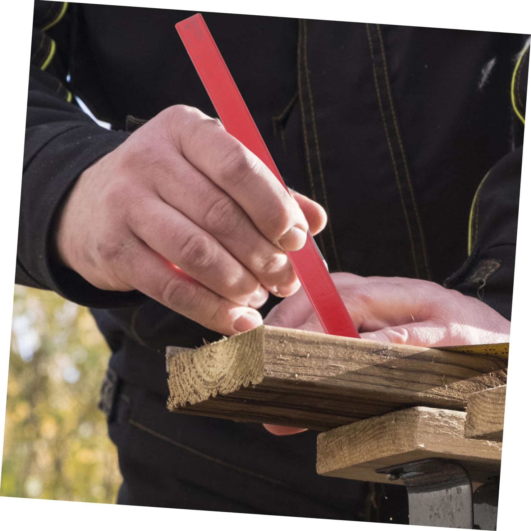 EXCEART 4 Set Matite Da Costruzione Lavoro Disegno Massa Lavorazione Del Legno Falegname Solido Costruttori Matita Sfusa Schizzo Rosso Di Legno 20 Pezzi*4