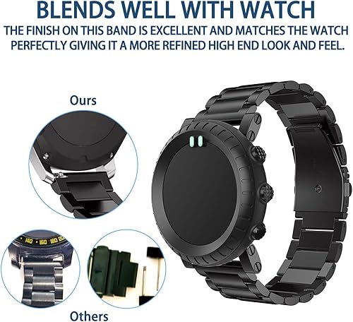 Vista 2 de Vetoo Correa para Samsung Galaxy Watch 5 Pro de 1.772 pulgadasWatch 6, 5 y 4 de 1.575 pulgadas, 1.732 pulgadas, clásico 1.654 pulgadas1.811