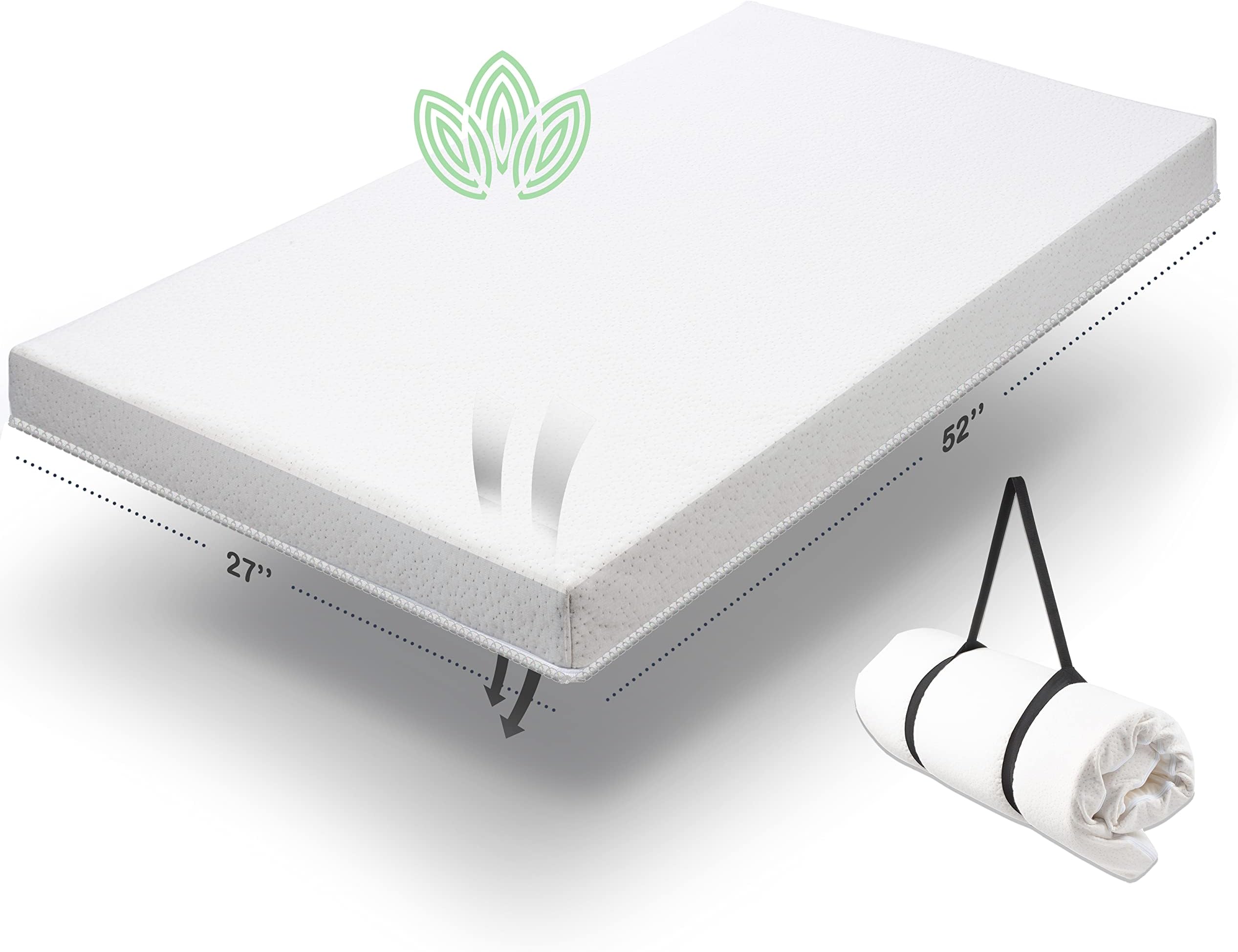 Naturepedic Organic Waterproof Crib Mattress Pad, Skin