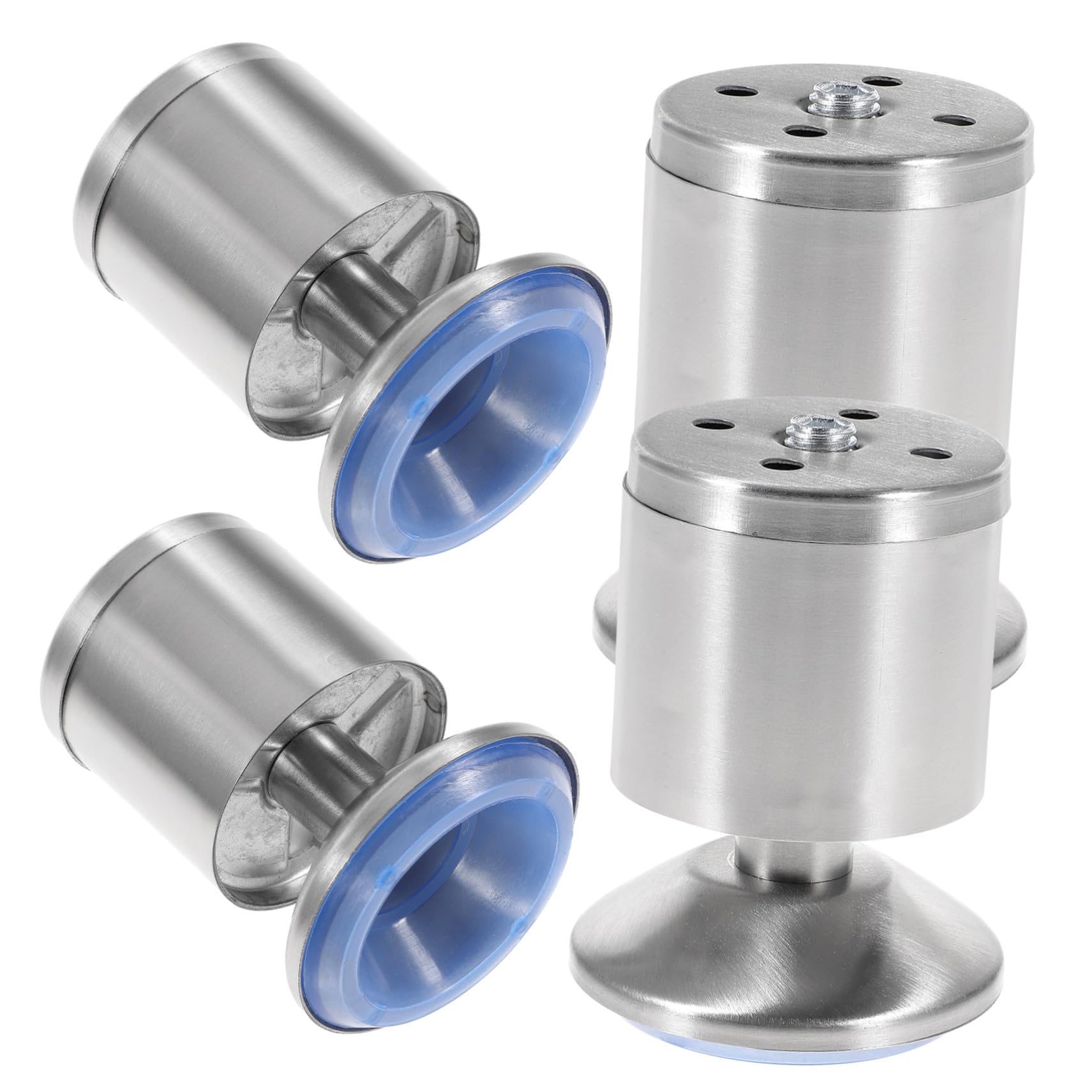 Patas para muebles ajustables de acero inoxidable de alta resistencia para patas de sofás y camas