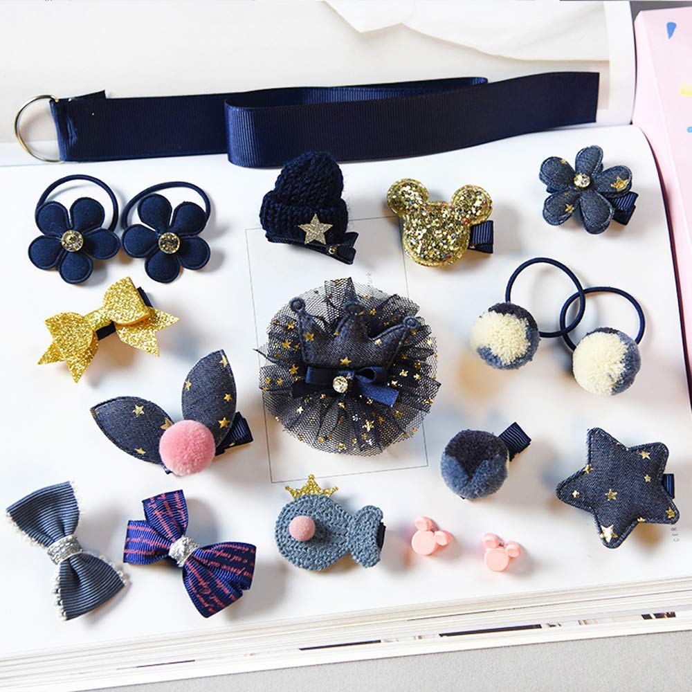 18 Pcs Hair Accessories Combo Set