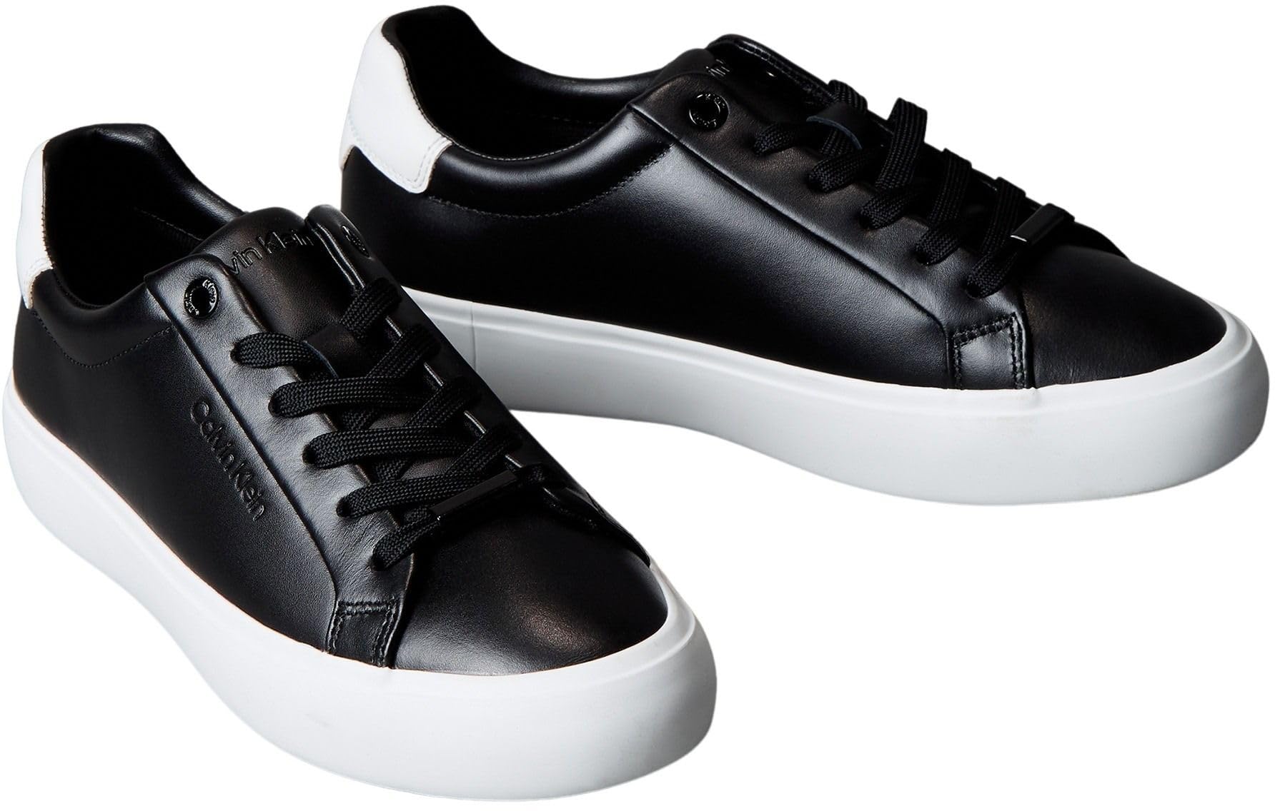 Calvin Klein Sneaker con Suela Cupsole Mujer Lace-up de Piel