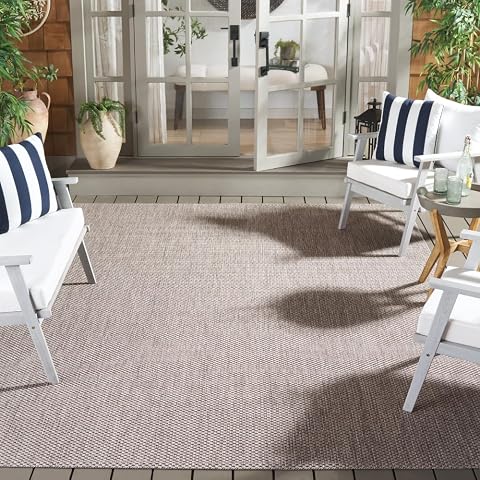 Safavieh Courtyard Outdoor Area Rug 10x14, X-Large Beige