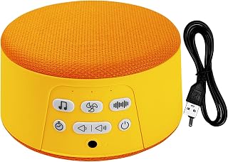 White Noise Machine, Sound Machine For Adults Promotes Sleep, With Timer Function Portable Sound Machine For Bedroom Adult Meditation | Ljudmaskin För Kontor, Vuxna Och Sömn Passar för Barn, Vuxna, , Kontor, Lägenhet, Resor, Husbil, Husvagn,