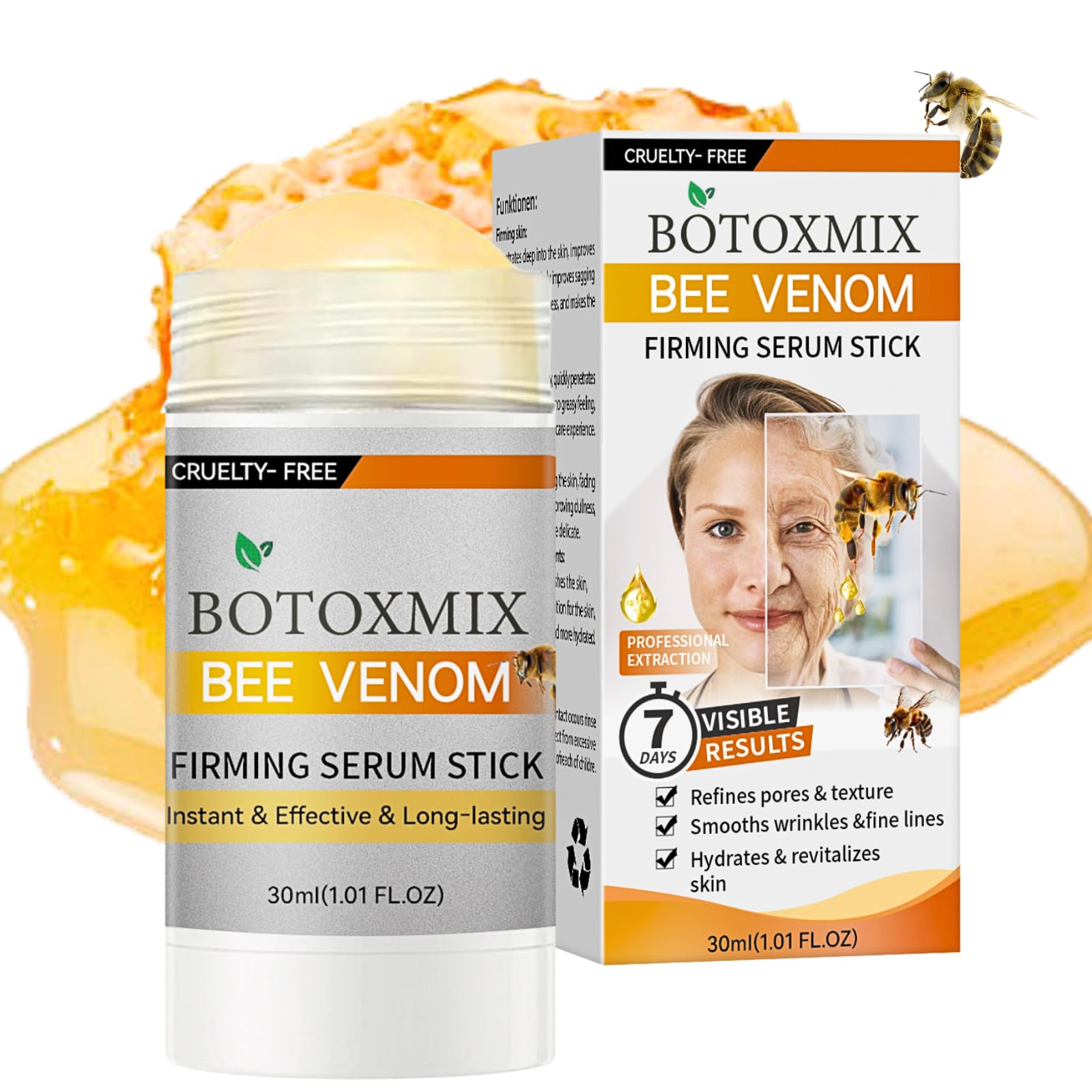 Boto-x Bee Venom Firming Serum Stick, Boto-x Bee Venom Wrinkle Removal Cream