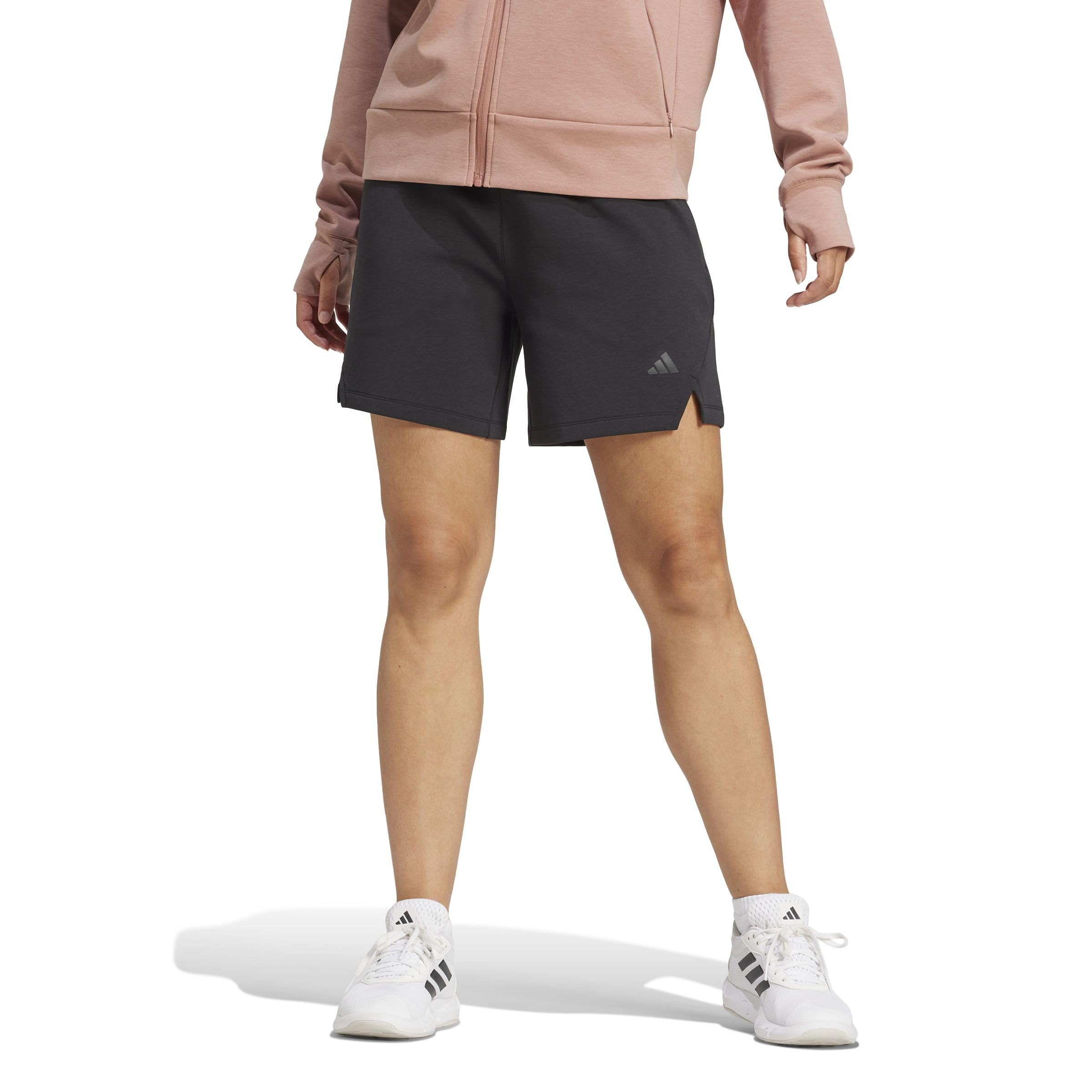 Adidas - D4t Workout Warm Up, Pantaloncini Donna