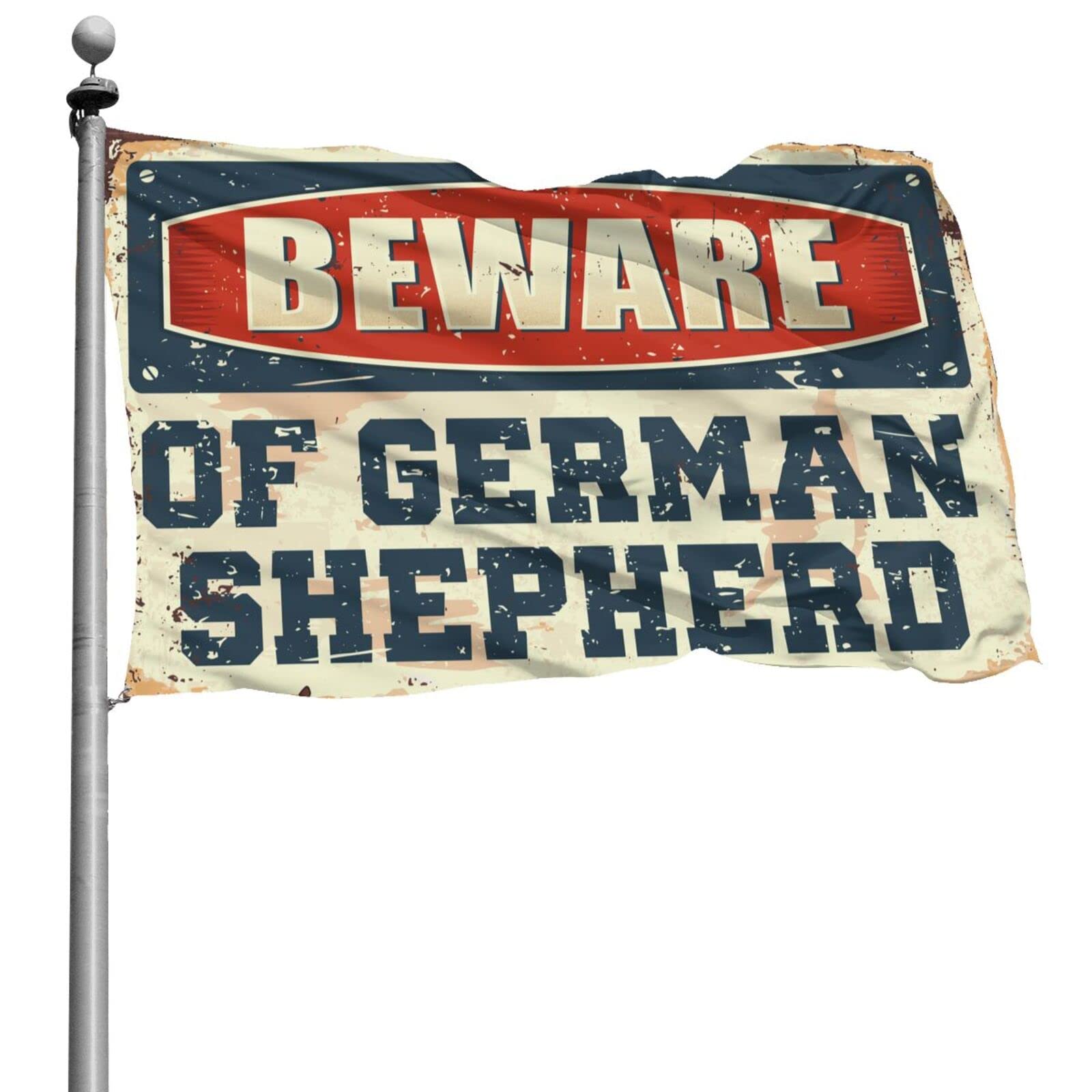 Drapeau Berger Allemand 152x244 cm pour cacher les défauts de mur et décorer