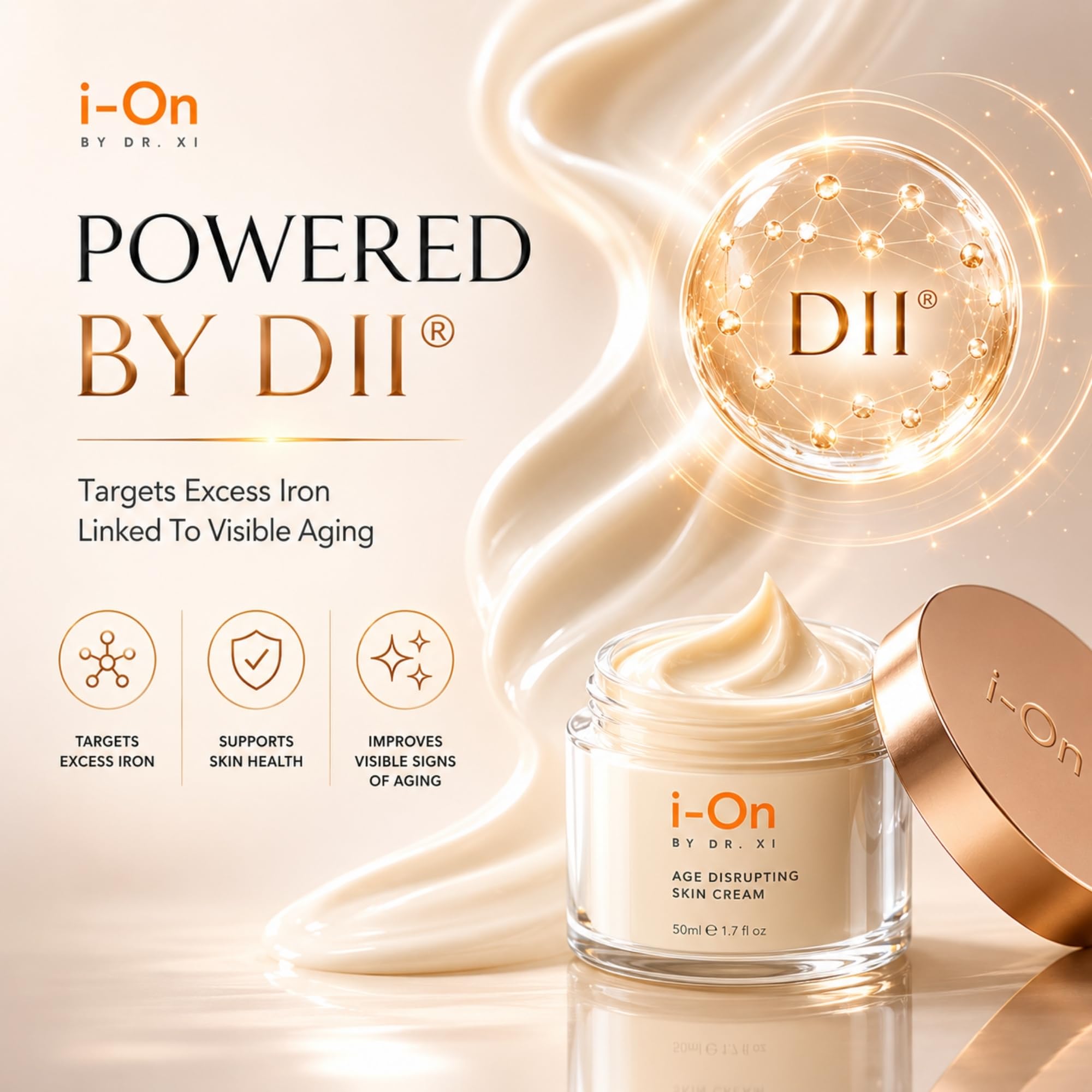 Amazon.com: i-On Age Disrupting Skin Cream - Targets Iron Build-Up
