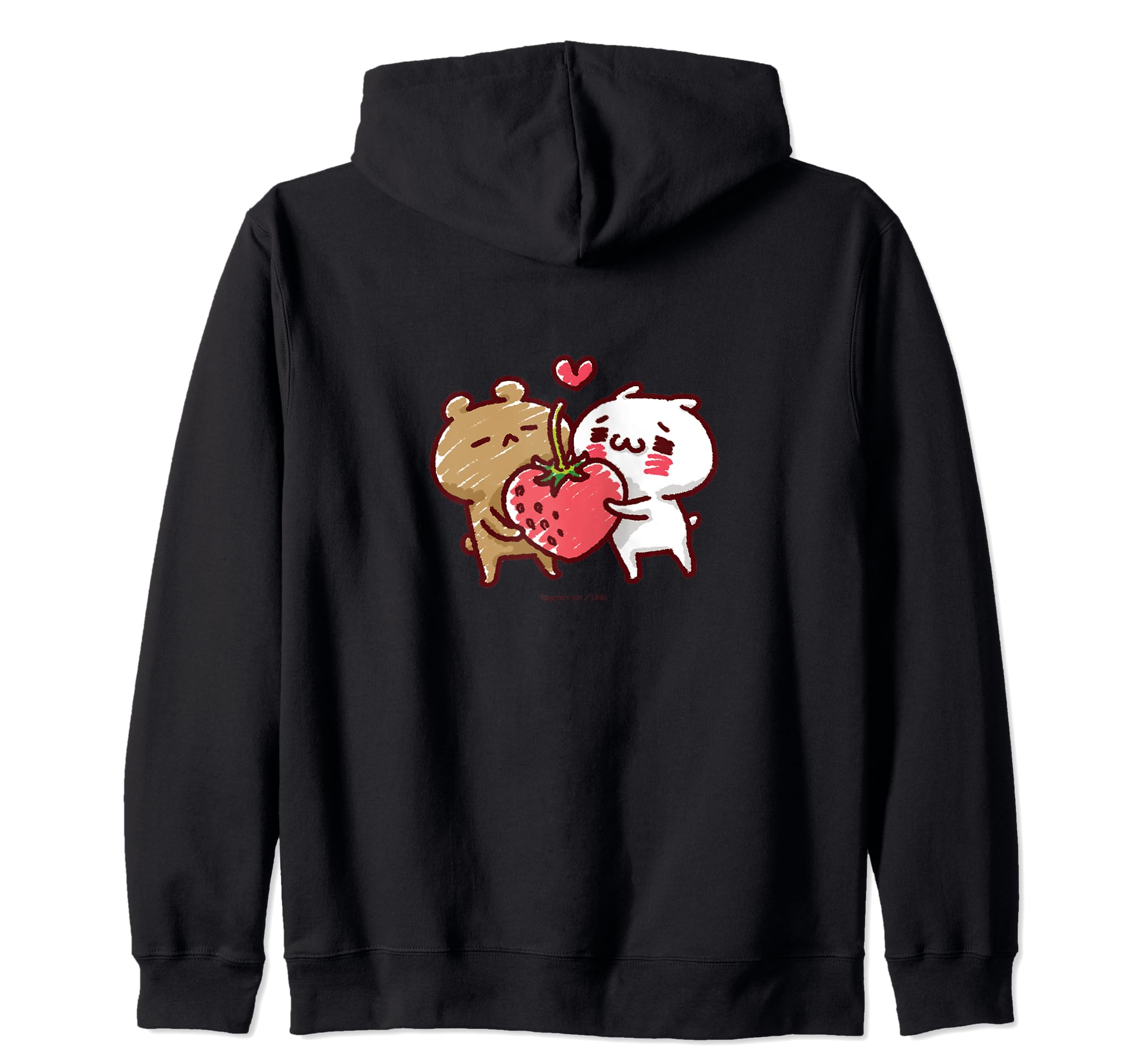 愛しすぎて大好きすぎる。ペアデザイン２にゃんこ ジップパーカー