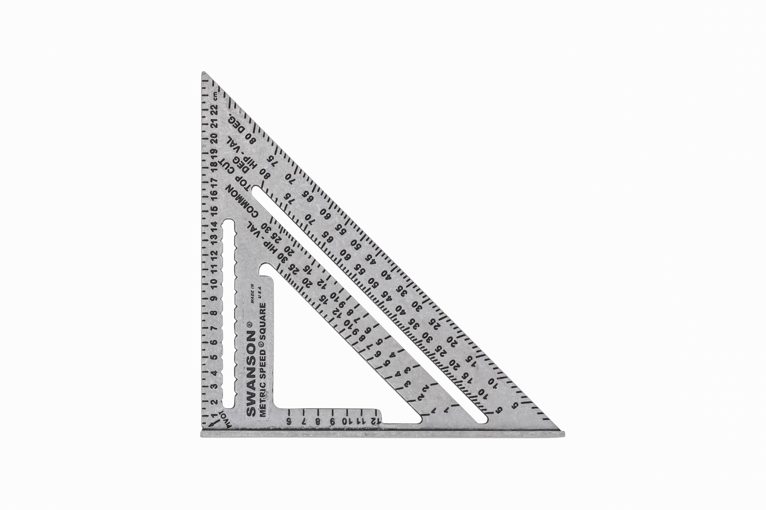 Swanson EU202 METRIC SPEED SQUARE, Grau, 25 cm