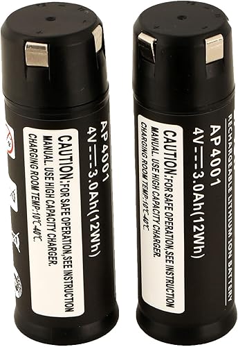 Miniatura 3 de Paquete de 2 baterías de 3000 mAh para Ryobi 4V AP4001, AP4302, AP4700, RLP416, RP4020, RP4300, RP4400, RP4520, RP4530, RP490, batería recargable
