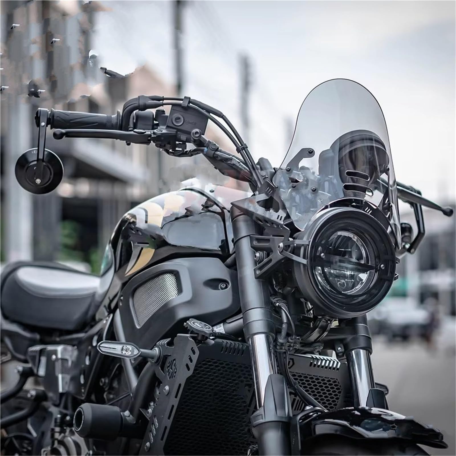 XSR700 純正　シールド　スクリーン XSR700 スクリーン スモーク プーチ : モトパーツ バイクカスタム