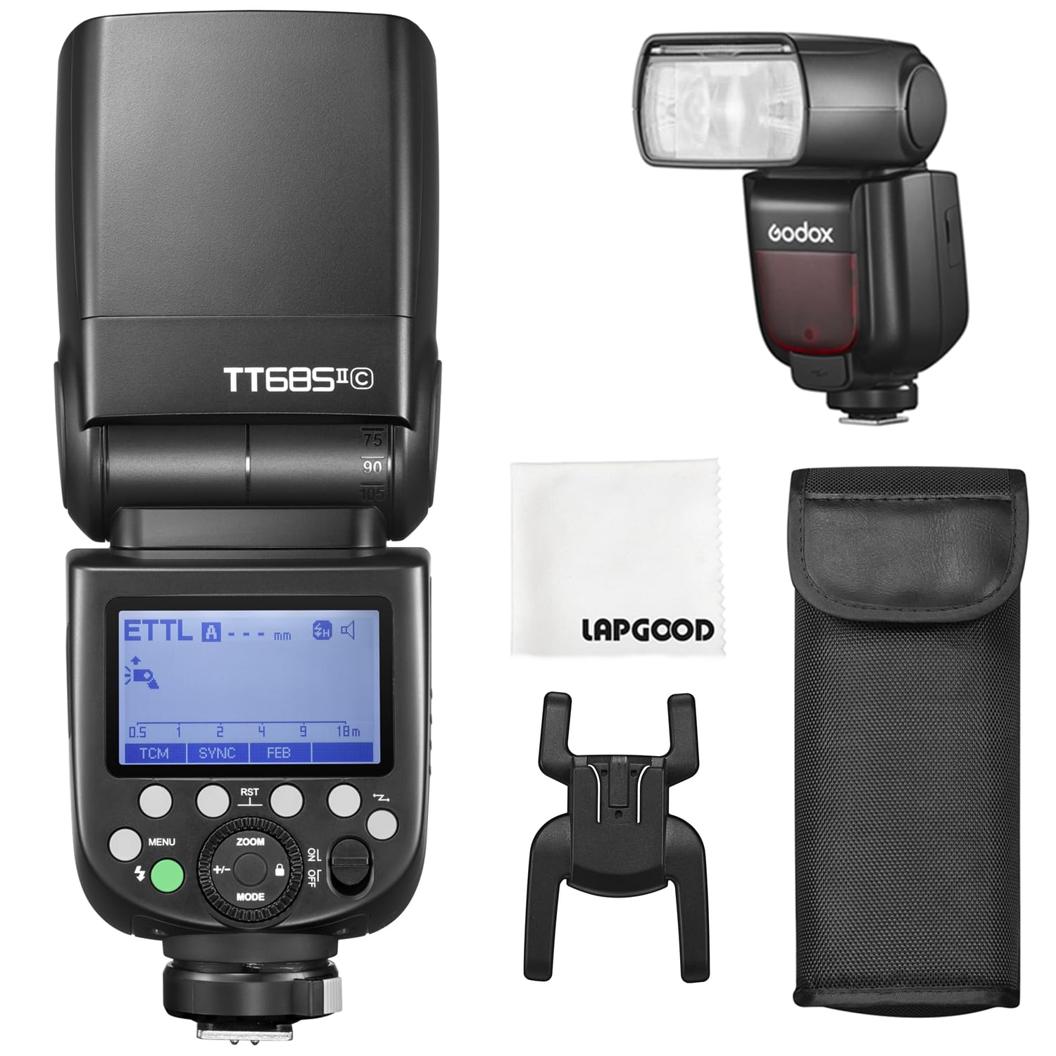 GODOX TT685II-C E-TTL Speedlite sincronizzazione ad alta velocità, 2.4G Wireless X System compatibile per Canon Flash 5D Mark Ⅳ 6D Mark II 7D 90D 250D R5 850D