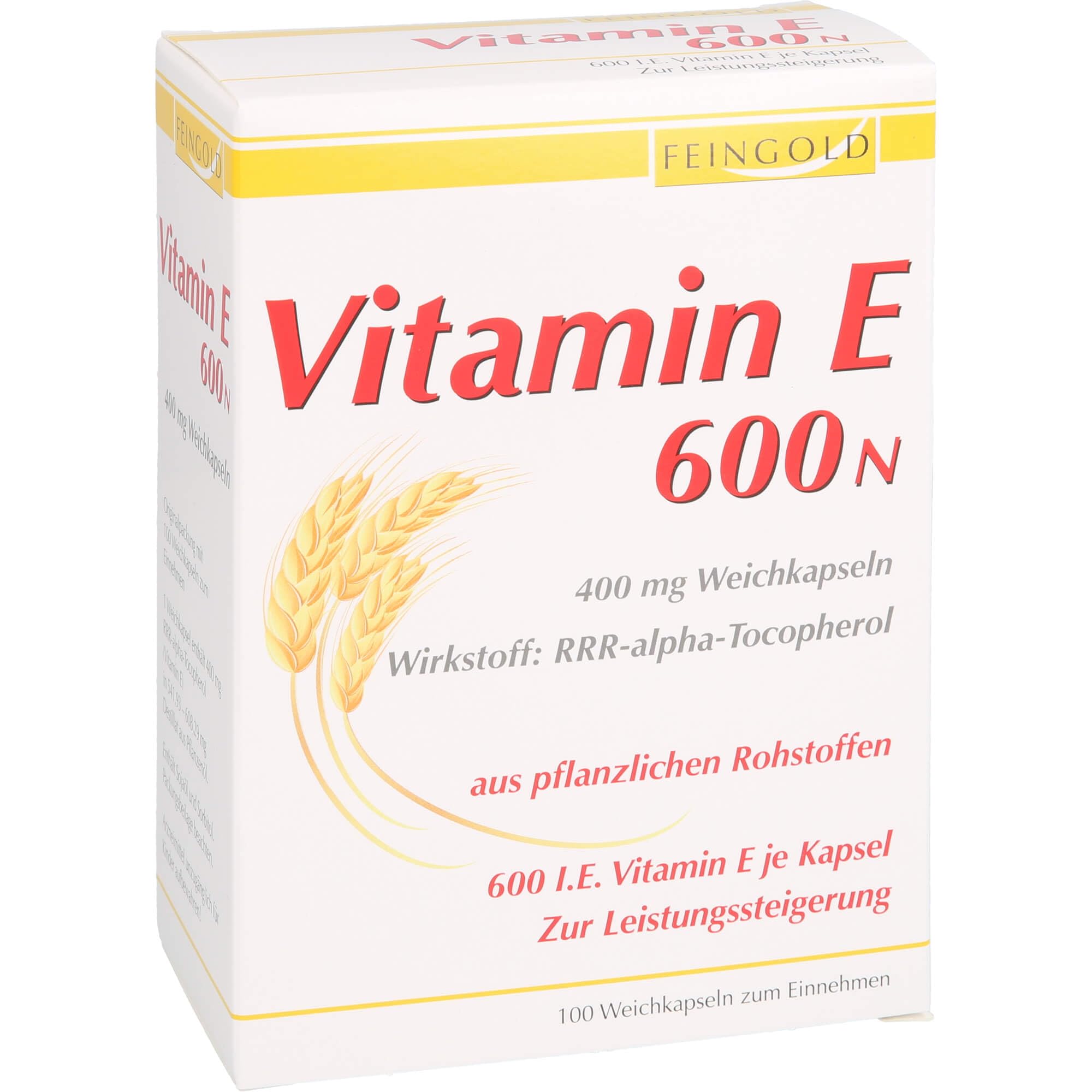 VITAMIN E 600 N Weichkapseln 100 St