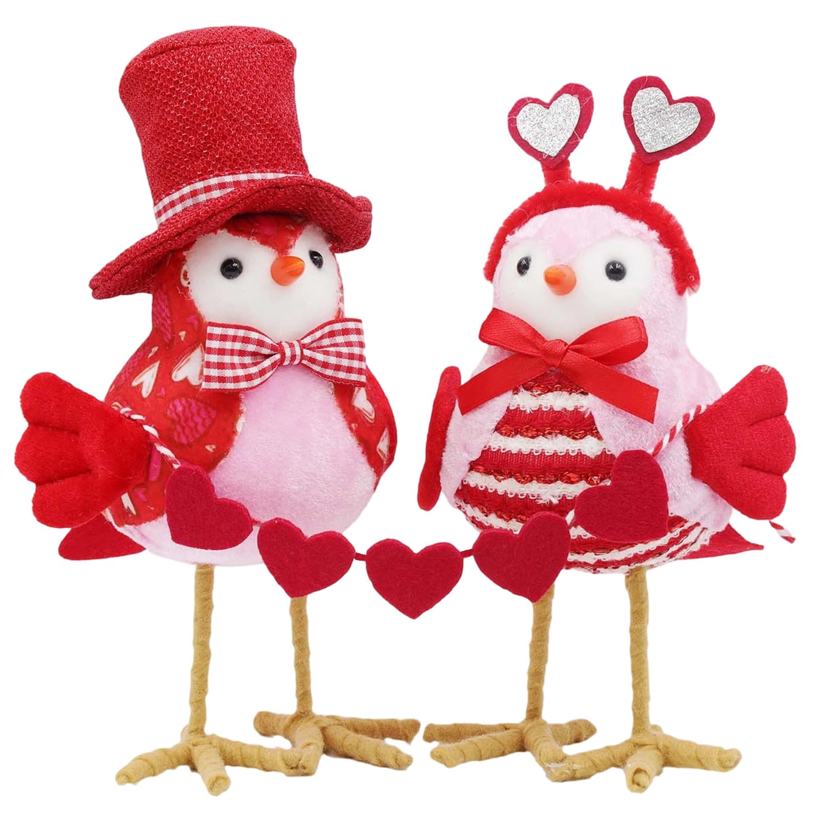 Buxuaaaa B Uxuaaaa Of 2 Fabric Ird Plush Figurines For Festives Independence Decoration Ornament For Indoor Outdoor Use Party Decoration