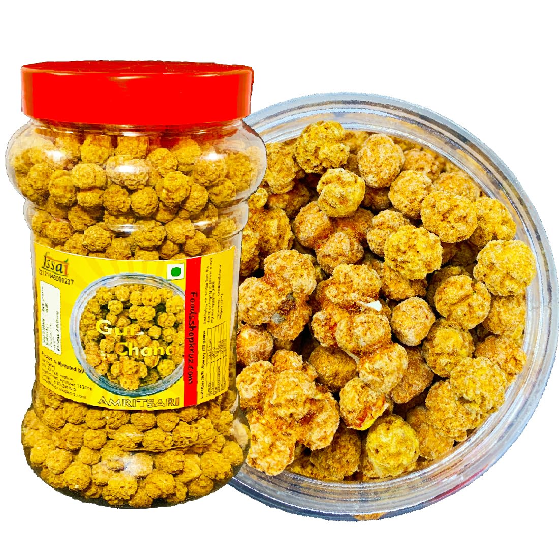 Foods.shopkruz Gur Chana 600 gm | Jaggery Coated gud Chana | Roasted Chickpeas with Natural Jaggery | Delicious and Healthy Gur Chana Snack | Perfect for Snack Anytime (B0CWS5HVKM) Amazon Price History, Amazon Price Tracker