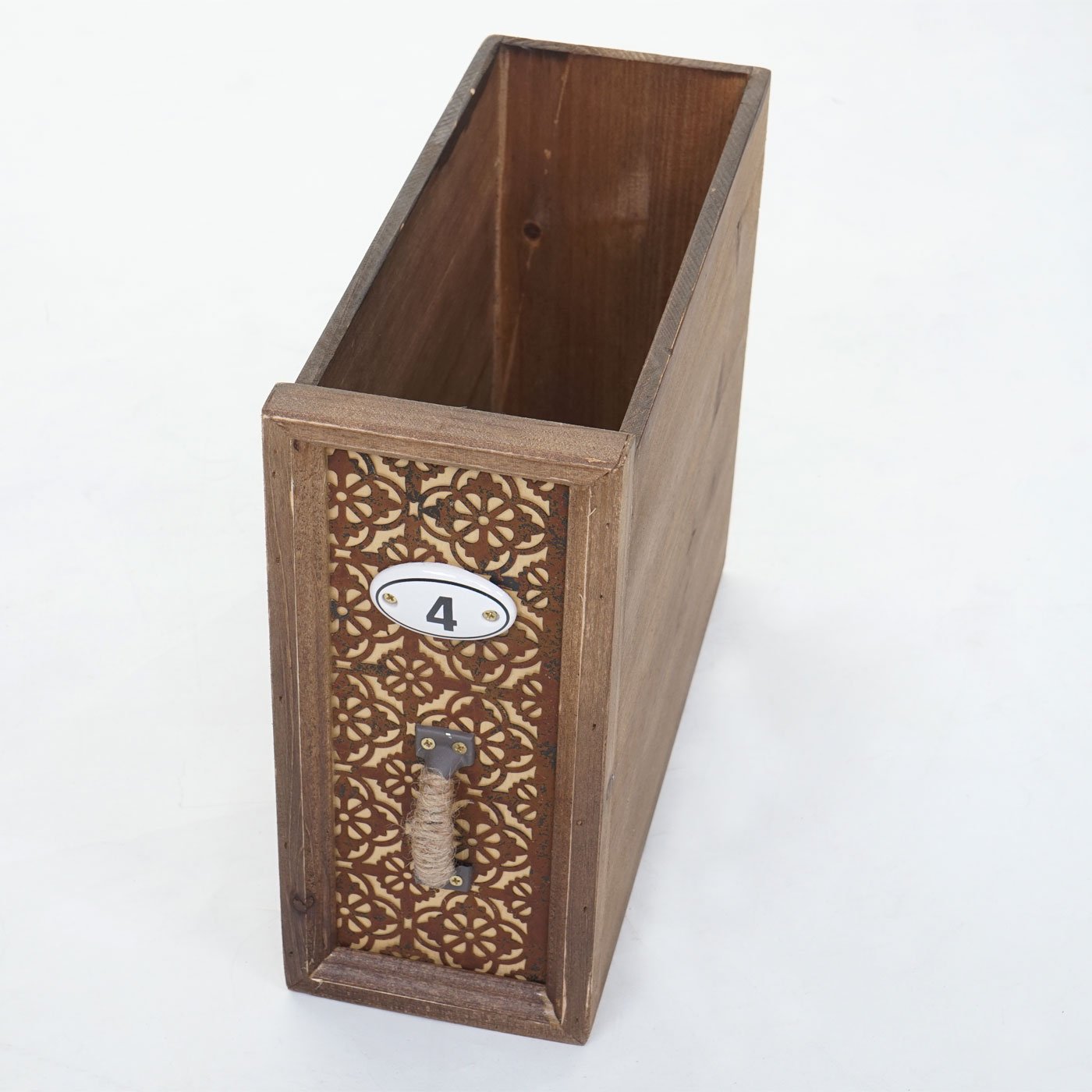 Mendler Apotheker-Schrank HWC-A43, Tanne Holz massiv Vintage, 78x55x35cm | Kommode, Patchwork