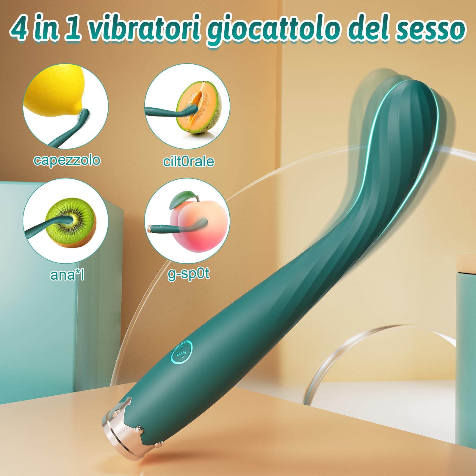 Sex Toys Dildo Vibratoreper Donna - Vibratoreper Donna Punto G Squirting Dildo Anale con 10 Vibrazioni per Vibratoreper Donna Realistico Stimolatore Clitorideo Femminile,Sextoysdonna Dildo Vibrante