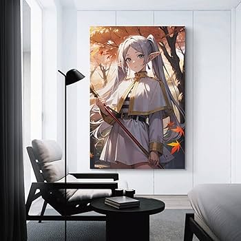 Amazon｜for 葬送のフリーレン フレームレス装飾画 インテリア