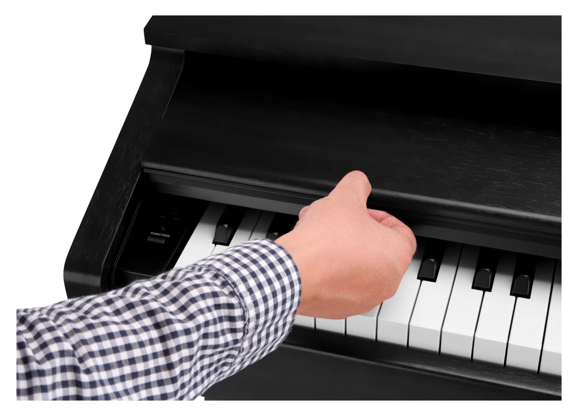 Classic Cantabile DP-210 SM E-Piano SET Piano numérique 88 touches mécaniques, sorties casque, USB, métronome, 3 pédales, noir