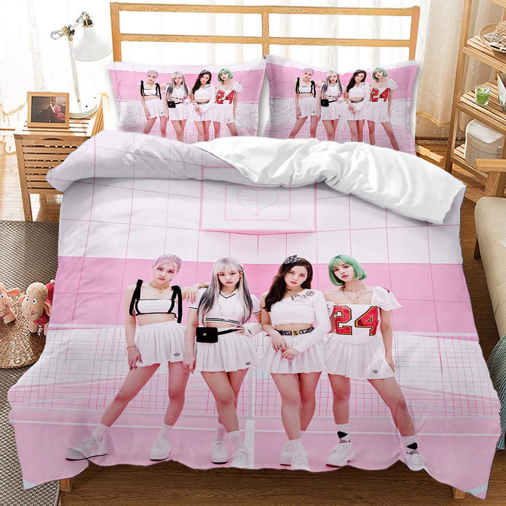 Parure de lit Blackpink 140x200cm : Le Cadeau d'Anniversaire Idéal pour Fans