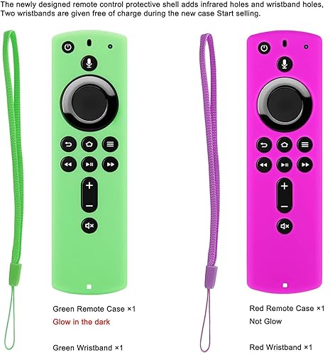 Vista 16 de Pinowu Firestick - Funda para mando a distancia (2 unidades) compatible con Fire TV Stick 4K Alexa Voice Remote Control (5.6 pulgadas 2ª generación)