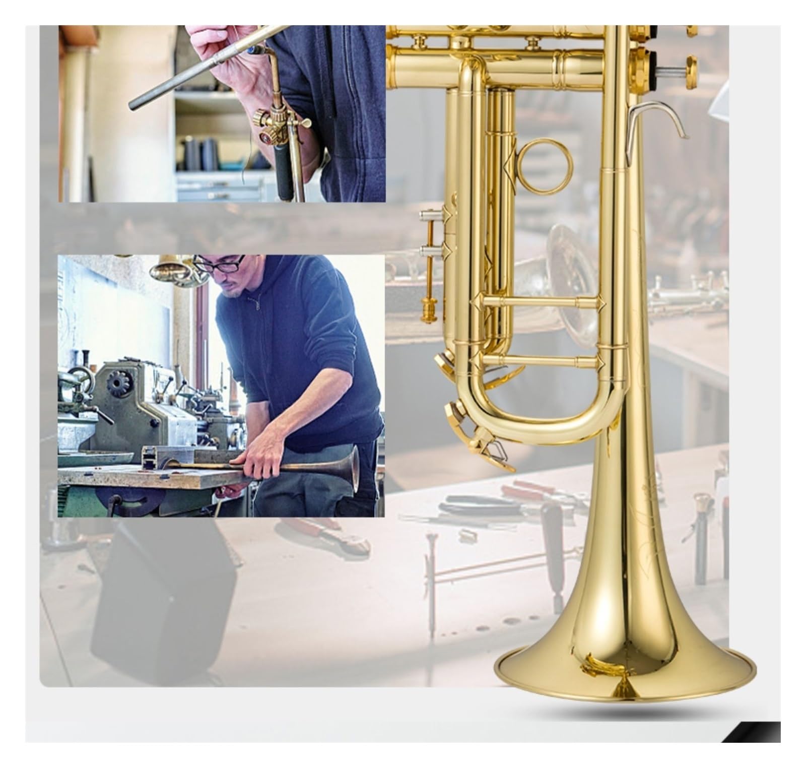 trąbka instrument Złoty medal egzaminu zawodowego na instrument trąbkowy B