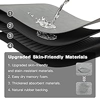 Vista 6 de Bathroom Mat Quick Dry, Bathroom Rugs Non Slip Washable Thin Absorbent Bath Mat Fits Under Door Bathroom Floor Mat Perfect for Bath, Shower, or Sink