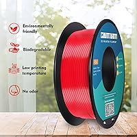 Vista 3 de GIANTARM - Filamento para impresora 3D, 2 piezas de filamento pla rojo, carrete de 1 kg (2.2 lbs), precisión dimensional de 1.75 mm +/- 0.03 mm