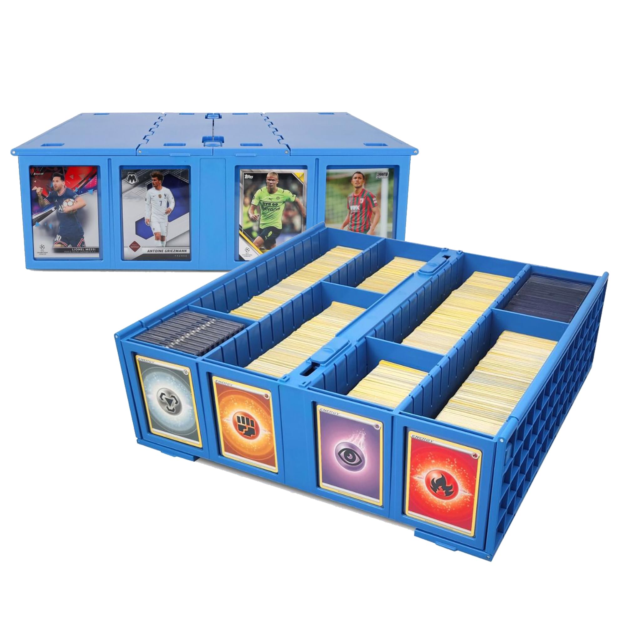 mtg card bins BCW Collectible Bin (2-Pack, Blue) | Holds 3200 Cards Each | Includes 4 Dividers Per Bin Organize and protect your Finally pulled a Serialized! Condition - SKU:German - GD - 35501 STL