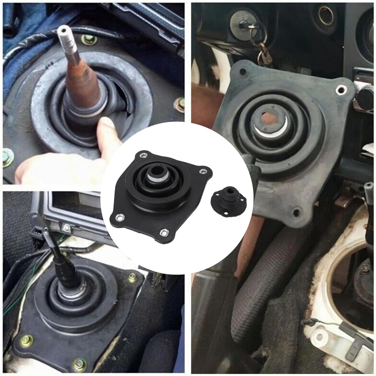 Acouto Change Lever Boot 039817462A NA0164481B M51317480A Lower Shifter Dust Boot Gear Lever Shift Boot Replacement for MX5 MX‑5 Miata Mk1 Mk2 Mk2.5