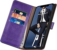 Vista 20 de SUANPOT for iPhone 13 Pro（Non iPhone 13 6.1 5G with RFID Blocking Wallet case Credit Card Holder,Flip Book PU Leather Phone case Shockproof Cover