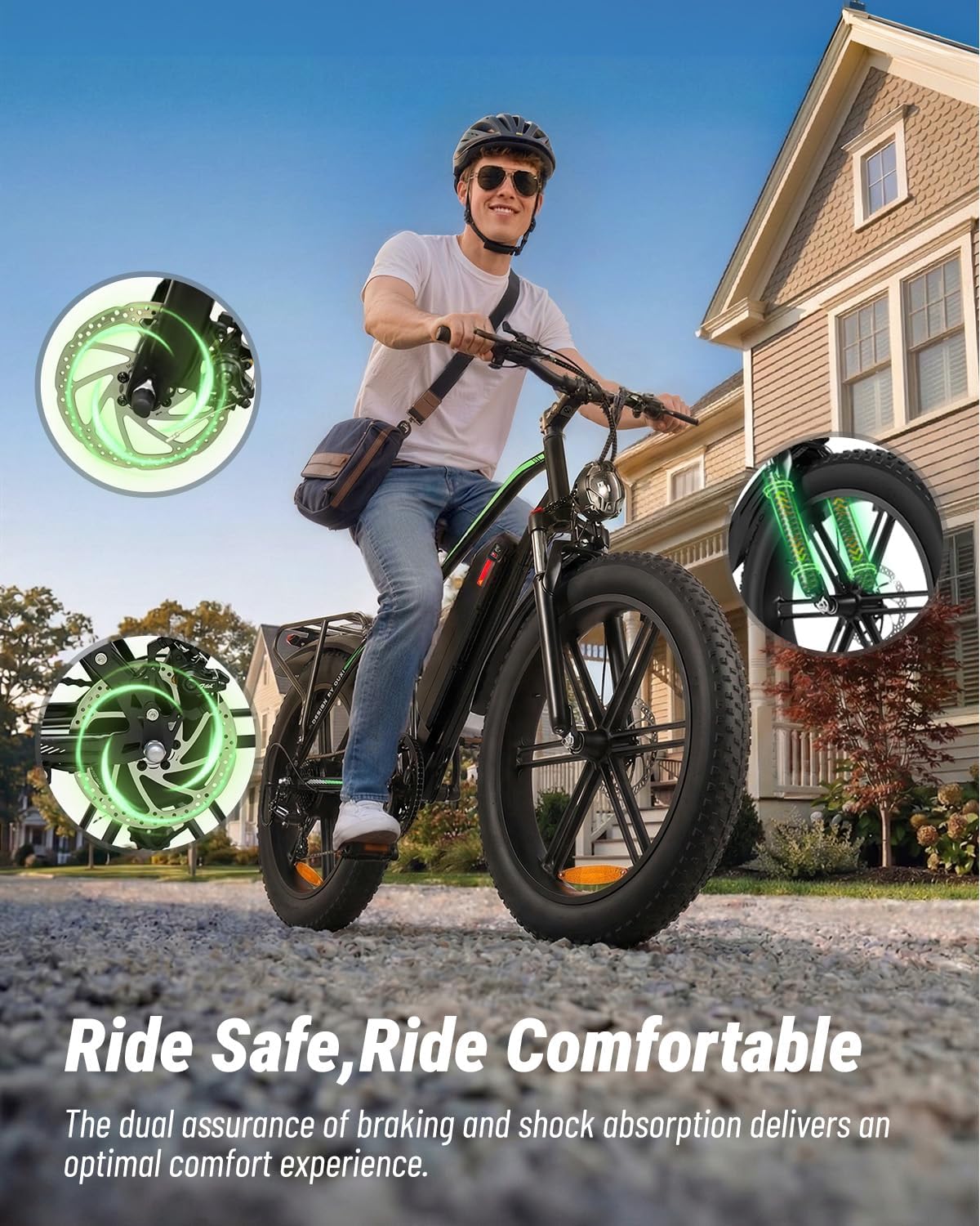 Seat and rear reflector installation on OUXI R7 Electric Bike