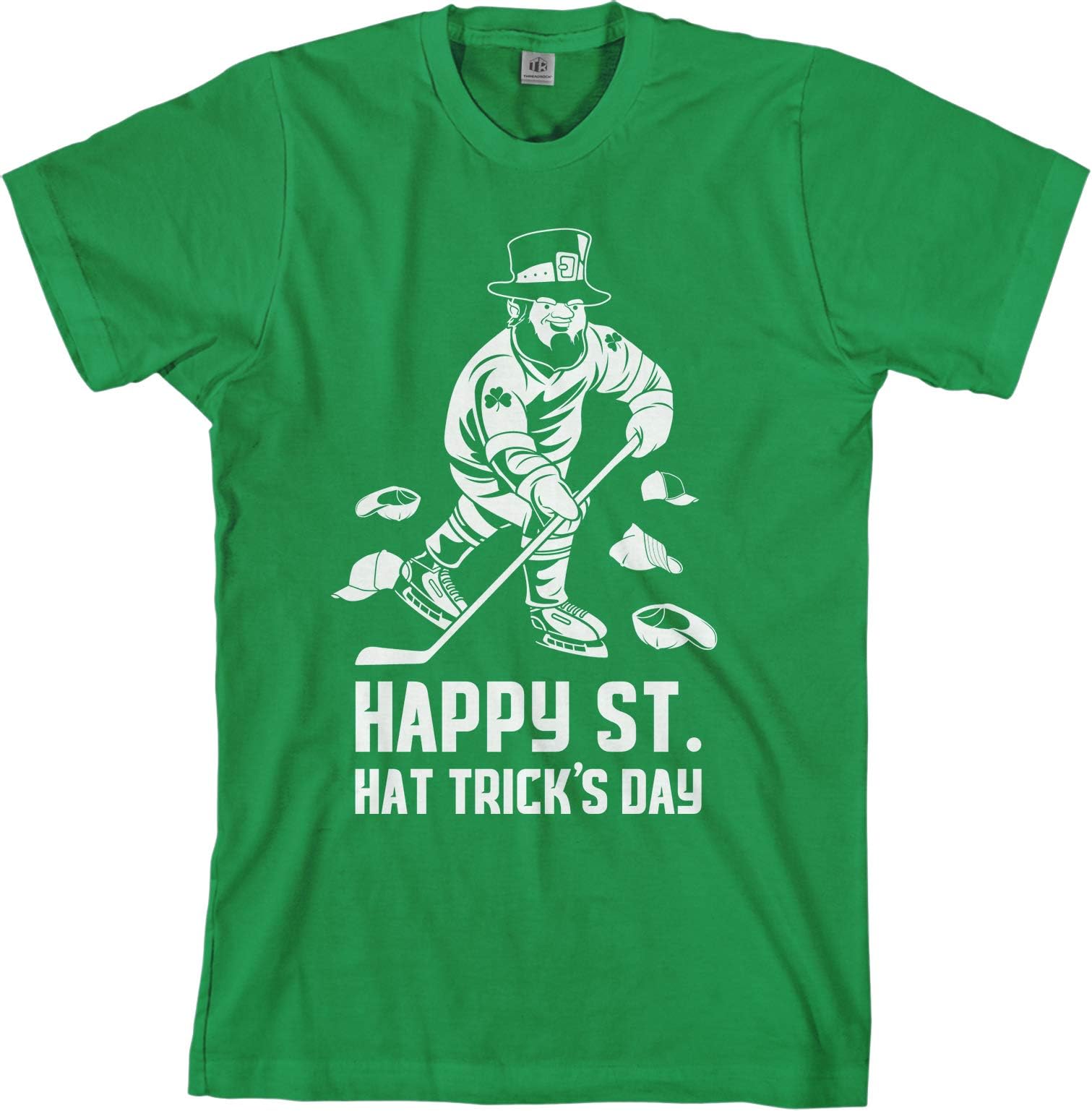 ThreadrockThreadrock Men's Happy St. Hat Trick's Day T-Shirt