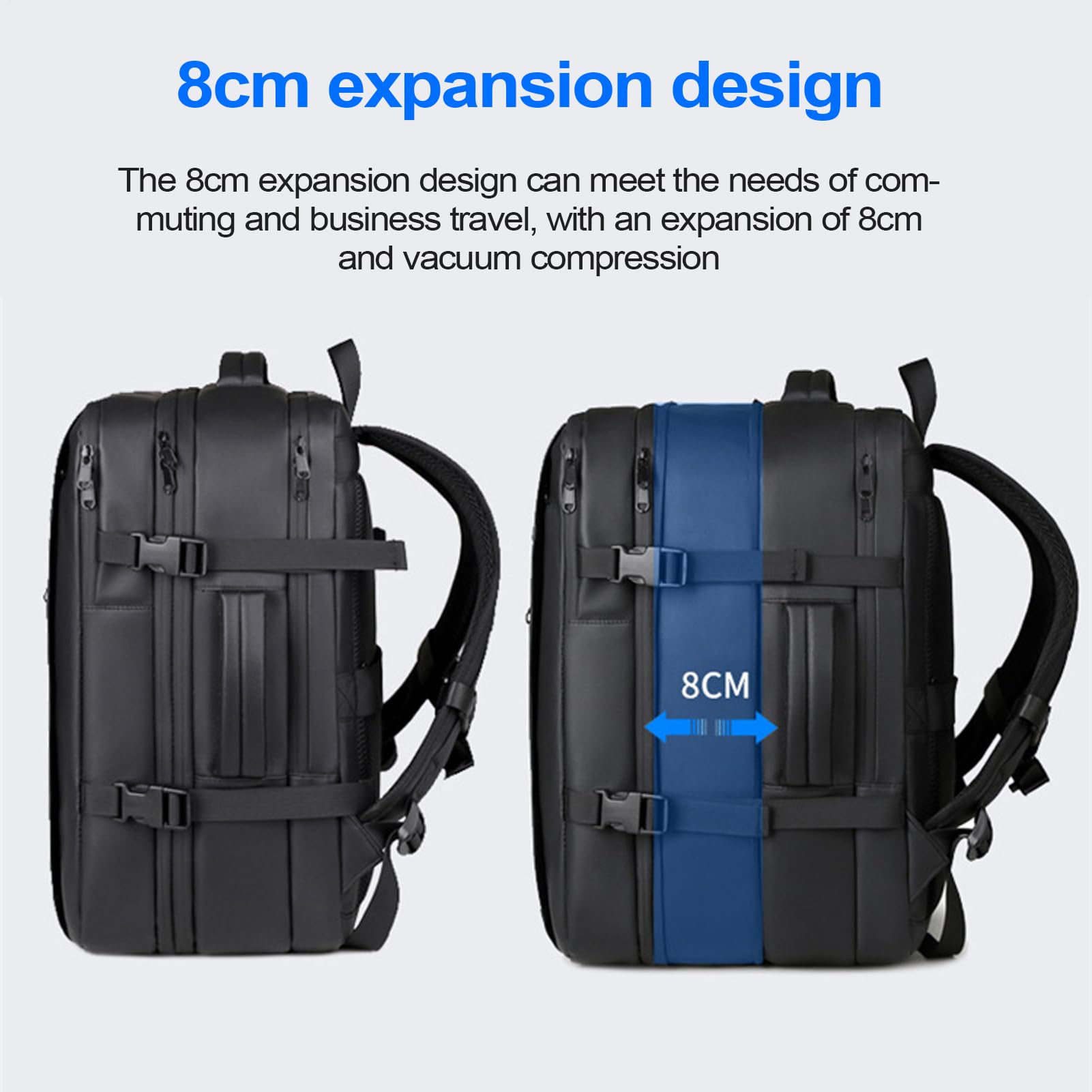 Vakuum-Rucksack Für Reisen Multifunktional, platzsparend, wasserdicht, | Erweiterbarer Vakuumversiegelungs-Rucksack Platzsparender Multifunktionaler Rucksack-Kompressionsbeutel Reise C