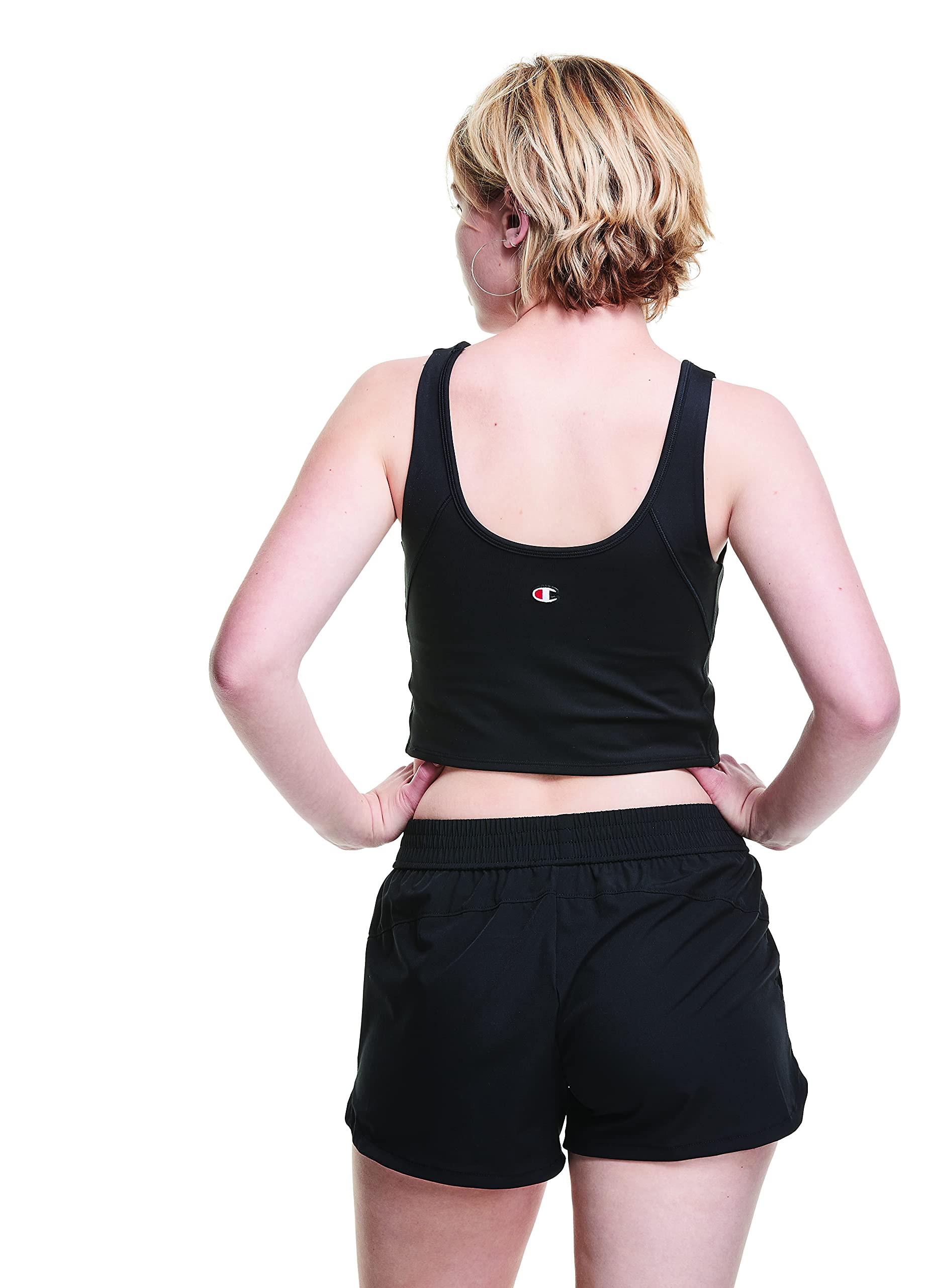 Champion Sport Absolute Eco Crop Top-Graphic T-Shirt, Opaque Femme