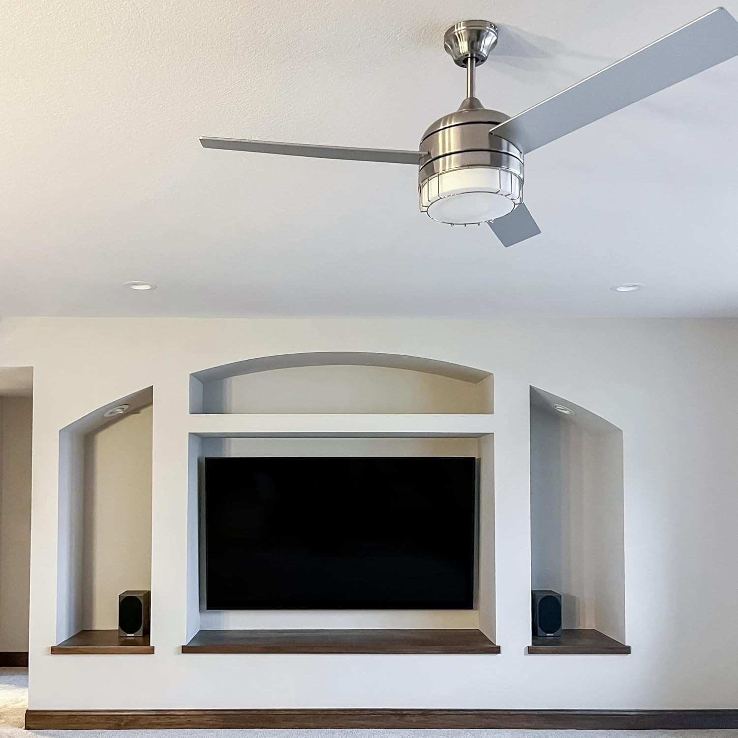 9.17 Inch Ceiling Fan Replacement Glass Globe, Ajax Collection, White – Design House, 156547