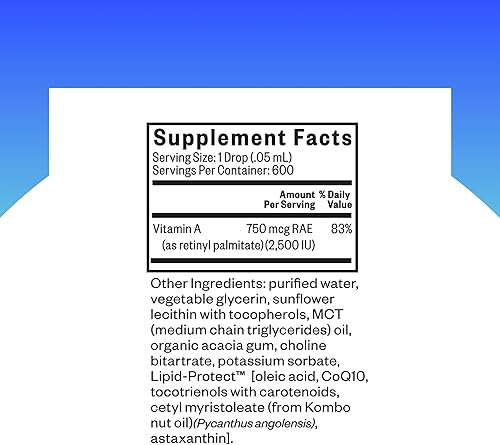 Miniatura 2 de Vitamina A en gotas | Pura Vitamina A | 5,025 IU Por Drop | Buscar la salud