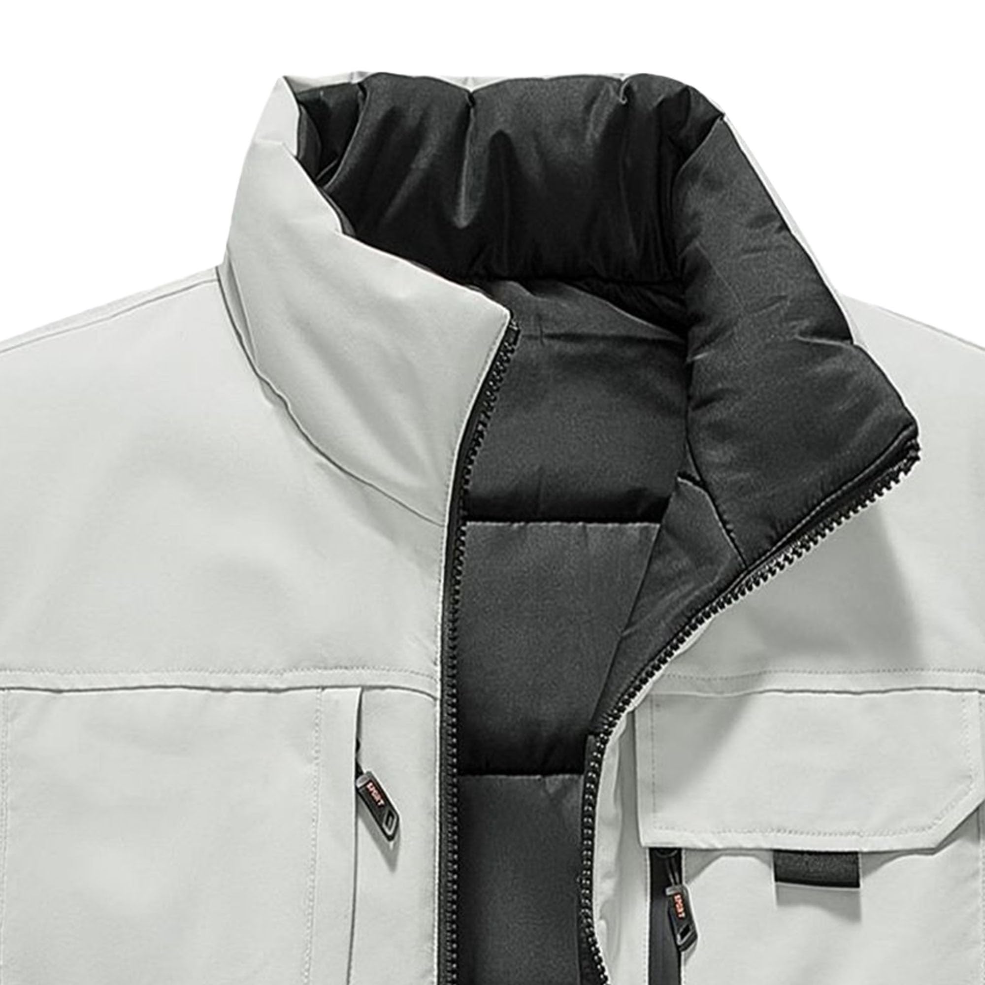 Doudoune réversible légère et décontractée pour homme - Veste matelassée matelassée pour l'hiver