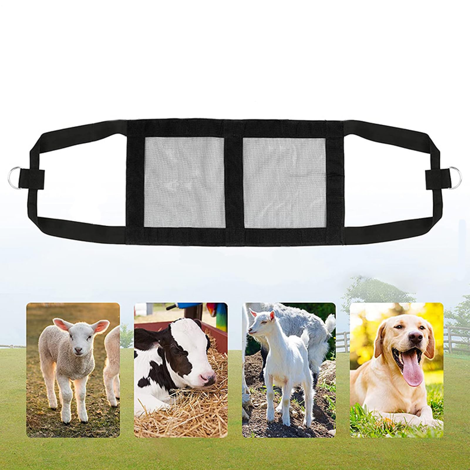 Harnais de Pesée pour Veaux | Sangle D'aide À La Pesée pour Petits Animaux | Harnais De Levage Confy pour Bétail Lapins Chiots Veaux Moutons Chèvres