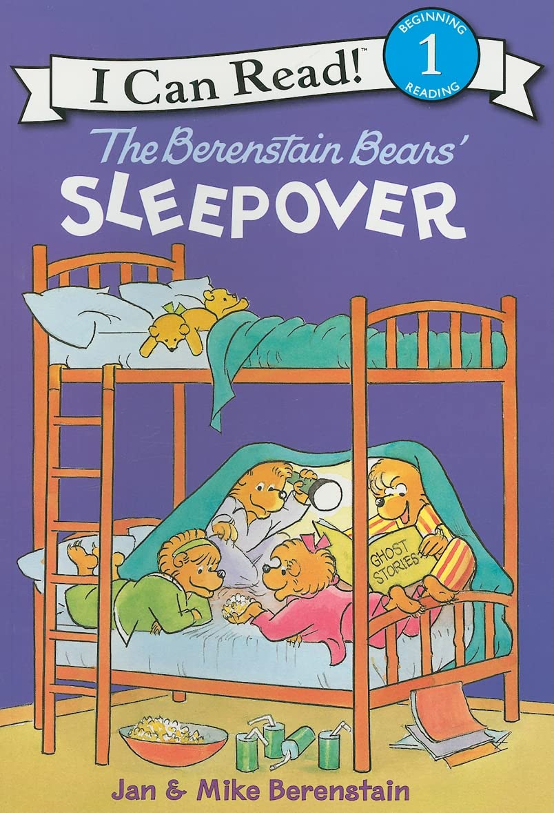 Cover of The Berenstain Bears' Sleepover (I Can Read Level 1)