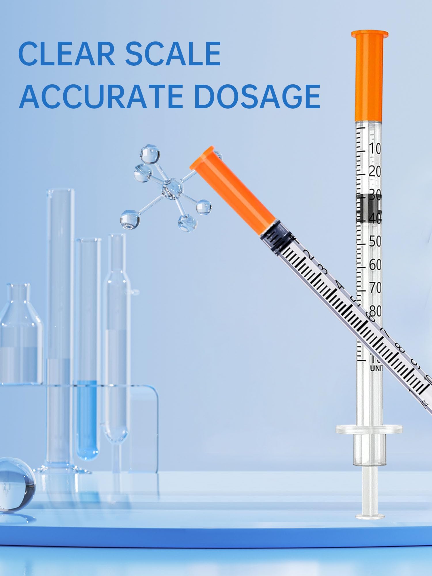 1mL/cc 29G 1/2-Inch 12.7mm Lab Syringe, Individually Wrapped, Scientific Use, Pack of 100 — Amazon image 4