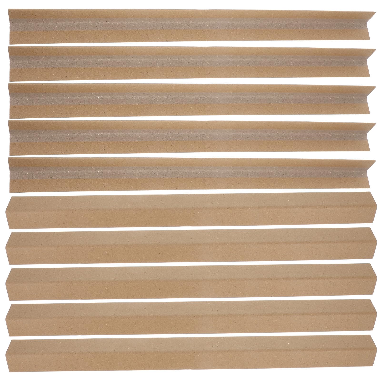 BETOOKY Protections D'angle en Papier L et Transit Sécurisé Lot de 24 Cornières Épaissies Légères et Solide pour Emballage Carton pour Fournitures D'expédition