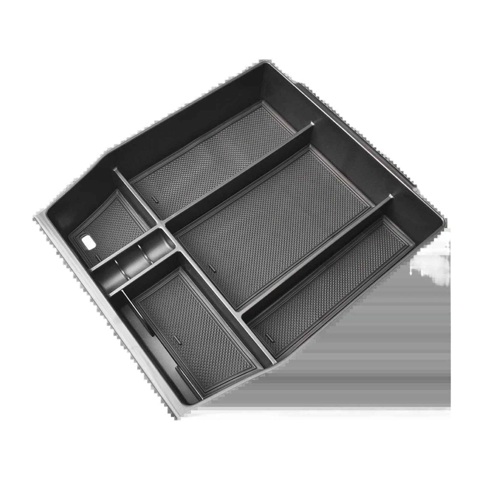 EVEKHAHHRB Console Storage Box Container For F150 2021 2022 2023 2024 2025 Center Console Organizer Tray Armrest Box Storage Interior Coin Secondary Car Armrest Storage Box(1)