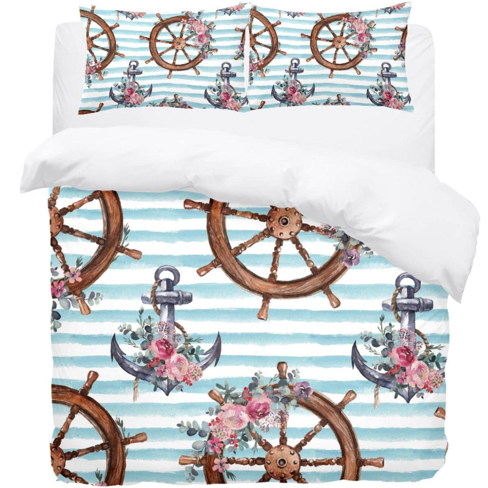 Housse de couette boussole super douce pour chambre chaleureuse