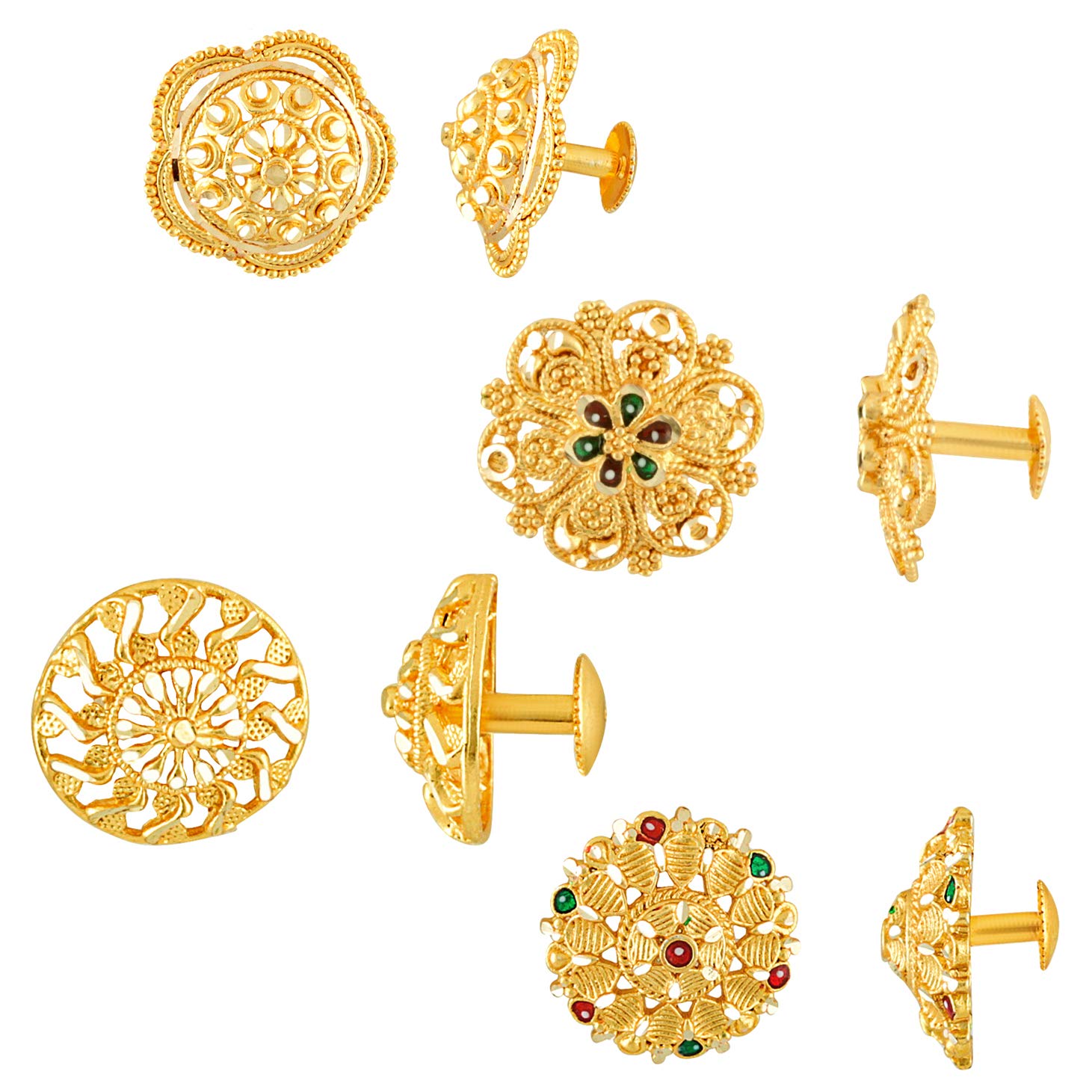 See full amazon price history chart for MEENAZ Earrings For Women girls Combo Set Pack Traditional Temple 1 One Gram Gold 18k Copper Brass Ruby Meenakari South Indian Screw Back Studs Tops Stud Fashion Stylish Hoop Bali Ear rings combo-M54 MEENAZ Earrings For Women girls Combo Set Pack Traditional Temple 1 One Gram Gold 18k Copper Brass Ruby Meenakari South Indian Screw Back Studs Tops Stud Fashion Stylish Hoop Bali Ear rings combo-M54 (B08PDJ5NPR) Amazon Price History, Amazon Price Tracker
