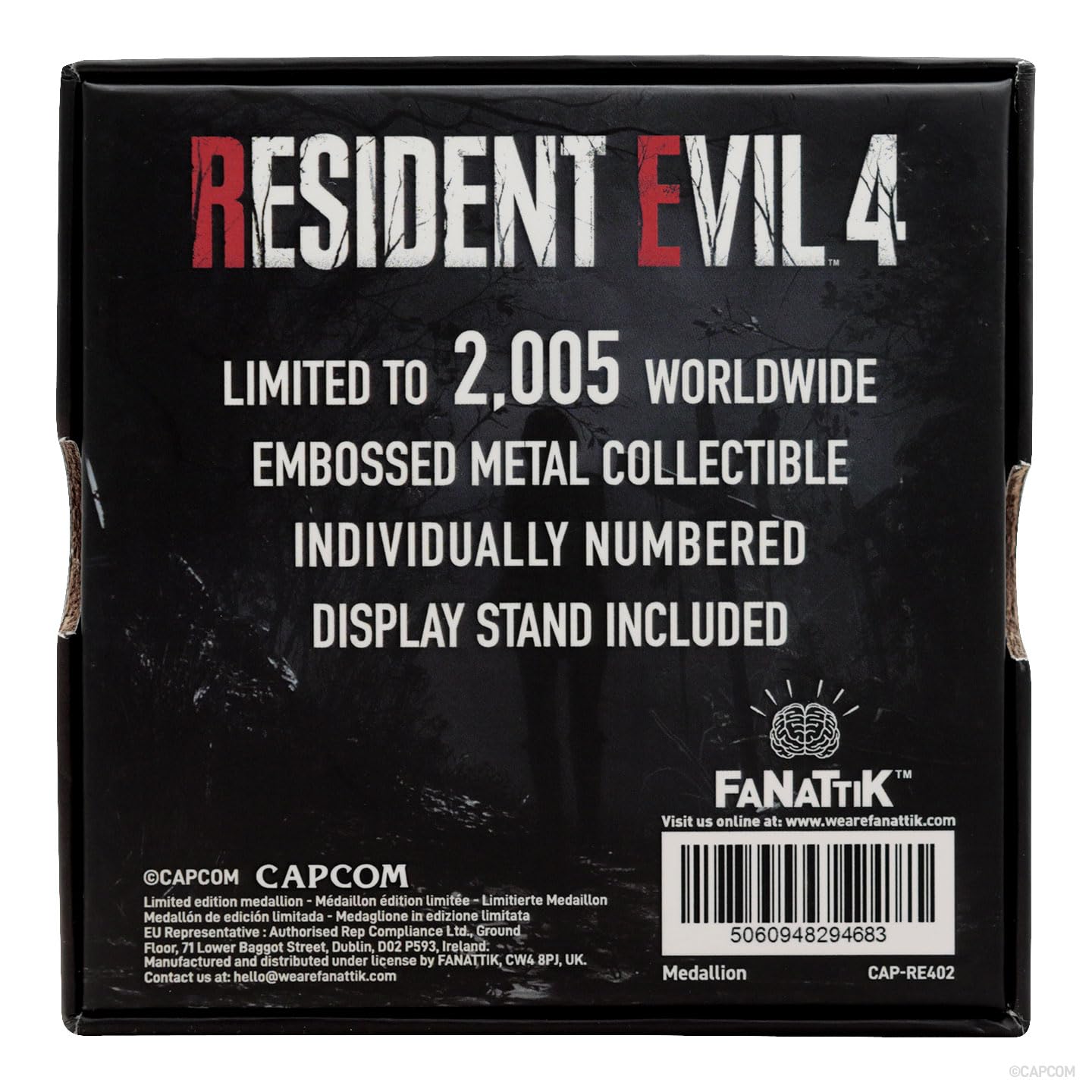 FaNaTtik Resident Evil 4 Bitores Mendez - Medallón de metal coleccionable en cadena