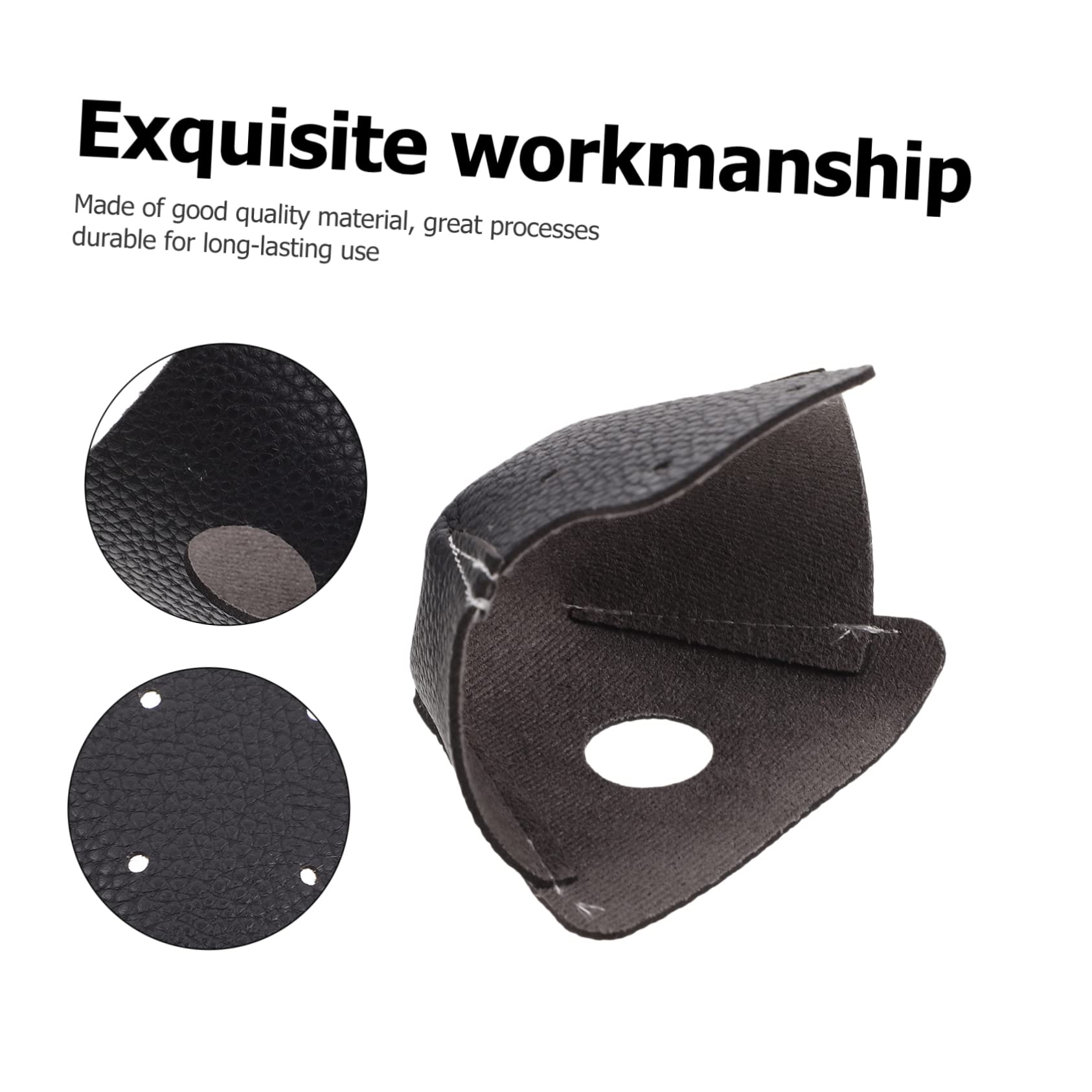 BESPORTBLE 3sets Roller Skates Toe Covers Boys and Girls Ice Skate Protector Leather Toe Guard 2pairs*3